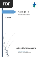 Ensayo Auto de Fe