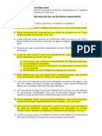 Taller Análisis de Los Estados Financieros