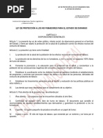 Ley de Protección A Los No Fumadores para El Estado de Durango PDF