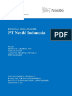 Proposal Kerja Praktik PT Nestle Indonesia