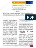 Decade Developments of Rotary Compressor