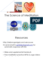 McGonigal - The Science of Meditation PDF