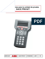 Unidad de Prueba SACE PR010T PDF