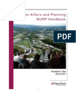 Master of Urban and Regional Planning