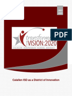 Calallen ISD As A District of Innovation