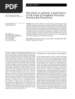 ... Origin Aof Protozoa, Protista and Protoctista (Scamardella, 1999)