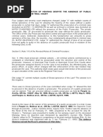 Winning Legal Arguments On Charge of Gross Ignorance of The Law For Continuation of Hearing Despite The Absence of Public Prosecutor at The High Court