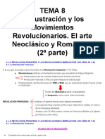 Tema 8 La Ilustración y Los Movimientos Revolucionarios. El Arte Neoclásico y Romántico 2 Parte