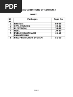 Special Conditions of Contract-Fit Out