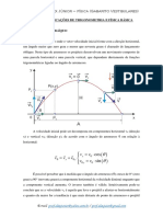 Algumas Aplicações de Trigonometria e Física Básica