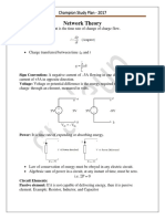 Formula Notes Network Analysis