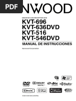 KVT-696 KVT-636DVD KVT-516 KVT-546DVD: Manual de Instrucciones