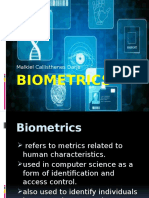 Biometrics: Malkiel Callisthenes Darja