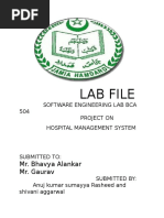 Lab File: Mr. Bhavya Alankar Mr. Gaurav