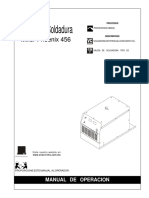 Manual de Equipo de Soldadura