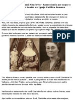 O Testemunho Da Irmã Charlotte - Assassinada Por Expor o Ritual Satânico Dentro Da Igreja Católica Romana