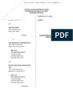 Federal Class Action Lawsuit Filed Against Air Methods and Rocky Mountain Holdings