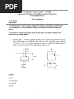 CIVI 6501-Major Assignment - Solution