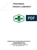 Pedoman Laboratorium Puskesmas Balong New