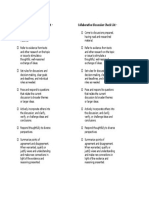 Collaborative Discussion Checklist