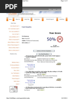 Your Score: Test Results