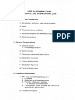 2017 Bar Syllabus Political and International Law