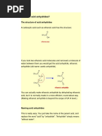 Acid Anhydrides