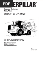 Manual Caterpillar 928g It28g Wheel Loaders Implements System Hydraulic Control Valves Kickout Positioner PDF