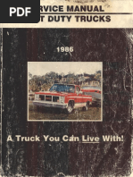 1986 GM CK Service Manual