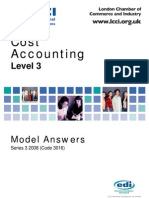 Cost Accounting Level 3/series 3 2008 (Code 3016)