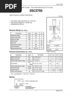 2SC2705 Toshiba Semiconductor