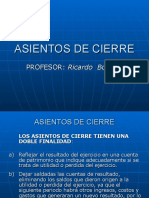 Asientos de Cierre