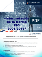 Curso Interpretación Norma ISO 9001 - 2015