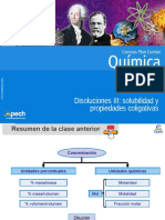 Clase 16 Disoluciones III Solubilidad y Propiedades Coligativas 2016