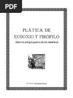 Plática de Eudoxio y Pirófilo