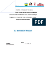 Informe Sociedad Feudal