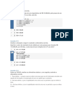 Prova Objetiva - Matemática Financeira