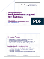 Festigkeitsbewertung Und FKM Richtlinie PDF