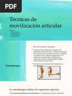 Técnicas de Movilización Articular