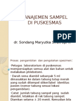 Manajemen Sampel Di Puskesmas