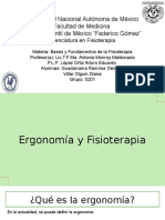 Ergonomía y Fisioterapia