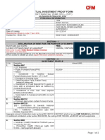 Actual Investment Form - 2016-17