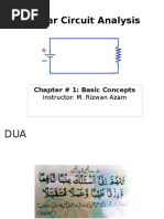 Linear Circuit Analysis: Chapter # 1: Basic Concepts