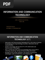 Information and Communication Technology For SHS Part 1