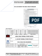 400kV Circuit Breaker Data Sheet