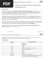 4627 IBM Online Aptitude Test IPAT