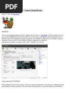 Usando HandBrake...