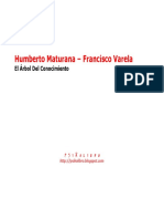 Humberto Maturana y Francisco Varela - El Arbol Del Conocimiento