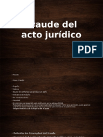 Fraude Del Acto Jurídico