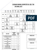 Jadual Waktu Penggunaan Makmal Komputer